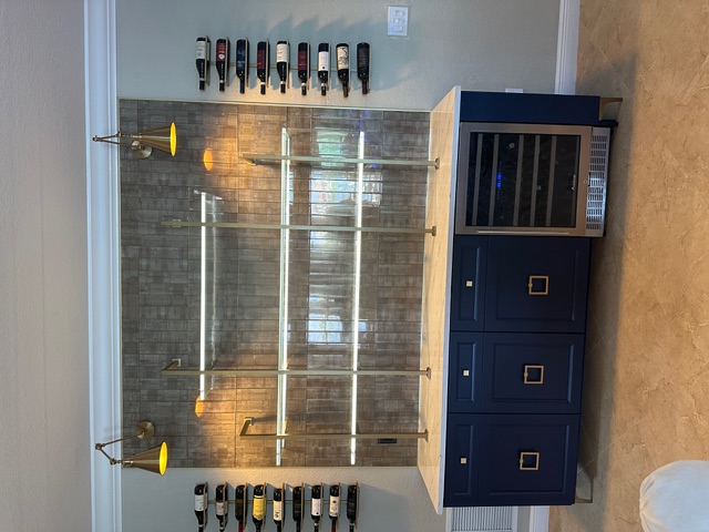 Navy Wet Bar